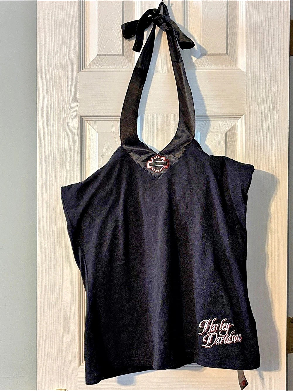 Harley-Davidson Orange Park Black Cotton Tank Top Size XL NWT